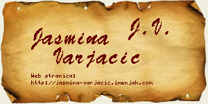 Jasmina Varjačić vizit kartica